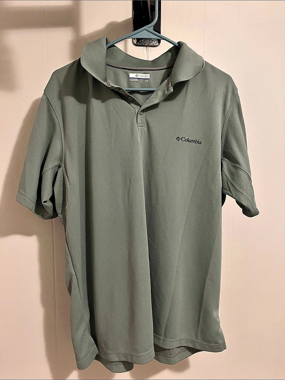 Columbia Utilizer Polo Shirt Men's Green Polo Large